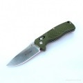 Нож складной "Ganzo" с клипсой, дл.клинка 90 мм, сталь 440C, цв. зелёный.