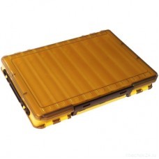 Коробка Kosadaka TB-S31A-Y, 34*21.5*5см для воблеров, двухсторонняя, жёлтая