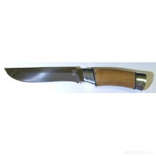 Нож Златоустовский Н2 95х18 дюраль, орех