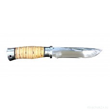 Нож Златоустовский Н24 ЭИ 107 дюраль,береста