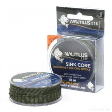 Лидкор Nautilus Sink Core Camo Green 35lb 10м + needle