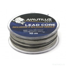 Лидкор Nautilus Supreme Lead Core 35lb 10м Army Grey
