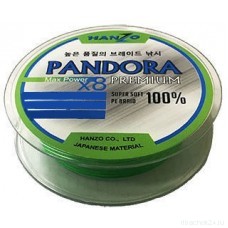 Шнур Hanzo Pandora Premium X8   #0.4 125м 0.10мм 6,4кг зеленый